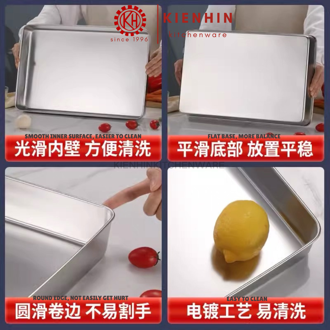 S/S COMPARTMENT SPICES HOLDER SEASONING BOX CONTAINER W/COVER | 日式不锈钢调味盒 < 2-/3-/6- COLUMN/格 >