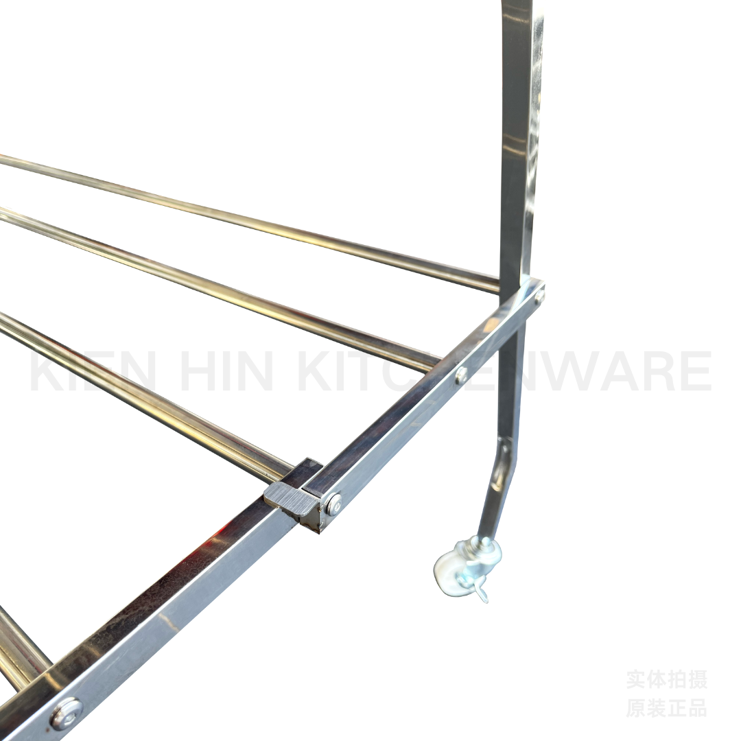 SUS304 STAINLESS STEEL FOLDABLE CLOTHES DRYING RACK-MEGA SIZE(OUTDOOR & INDOOR)落地式晾衣架-加大款(室外&室内)