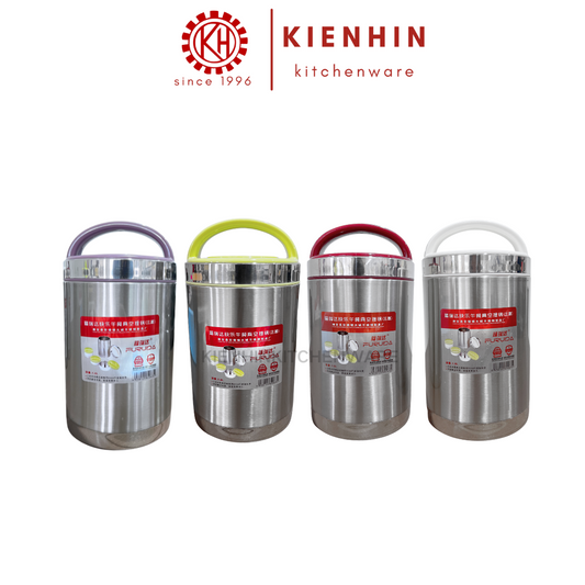 3 LAYER S/S VACUUM HANDLED POT \ PORTABLE POT \ COMPARTMENTS LUNCH BOX | 3层真空保温提锅/餐盒 < 1.8L >
