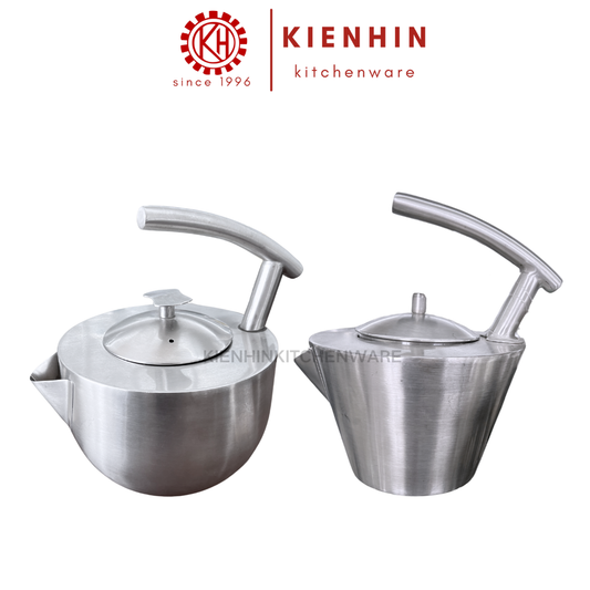 THICKENED S/S HIGH CLASS TEA POT \ UNIQUE DESIDN TEA POT | 特厚不锈钢高雅茶壶