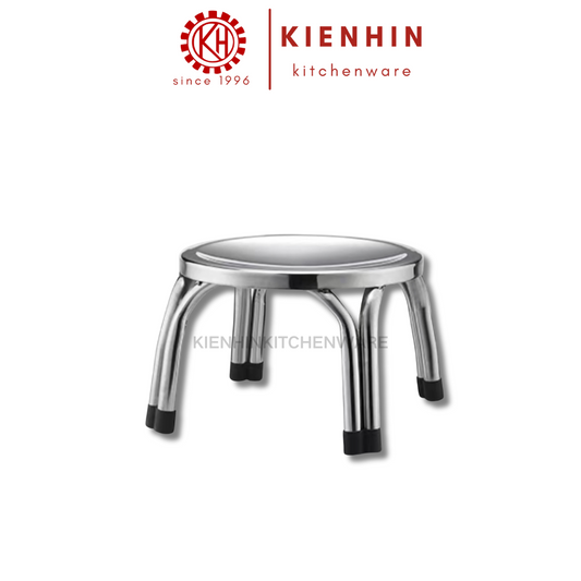 [KIENHIN]High Quality Stainless Steel Round Stool Chair/Four-legged Round Stool Chair 22CM不锈钢四脚圆形凳子椅子