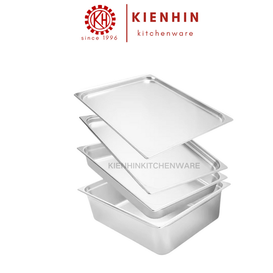 1/1 S/S MULTIPURPOSE BASIN | 1/1 不锈钢份数盆 < 6.5cm / 10cm / 15cm > [ NOT INCLUDED COVER / 不包括盖子]