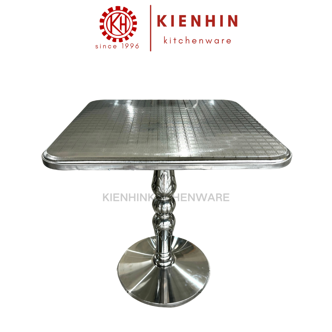 S/S SQUARE BAR TABLE (CHINESE KNOT DESIGN) <70 X 70 X 76 CM> | 方形吧台桌（中国结设计）