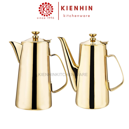 COLD/HOT WATER KETTLE | WATER JUG | TEA POT | JUG CEREK /JUG AIR < 1.9L/2L > [GOLD] | 短/长嘴冷热水壶 [金]