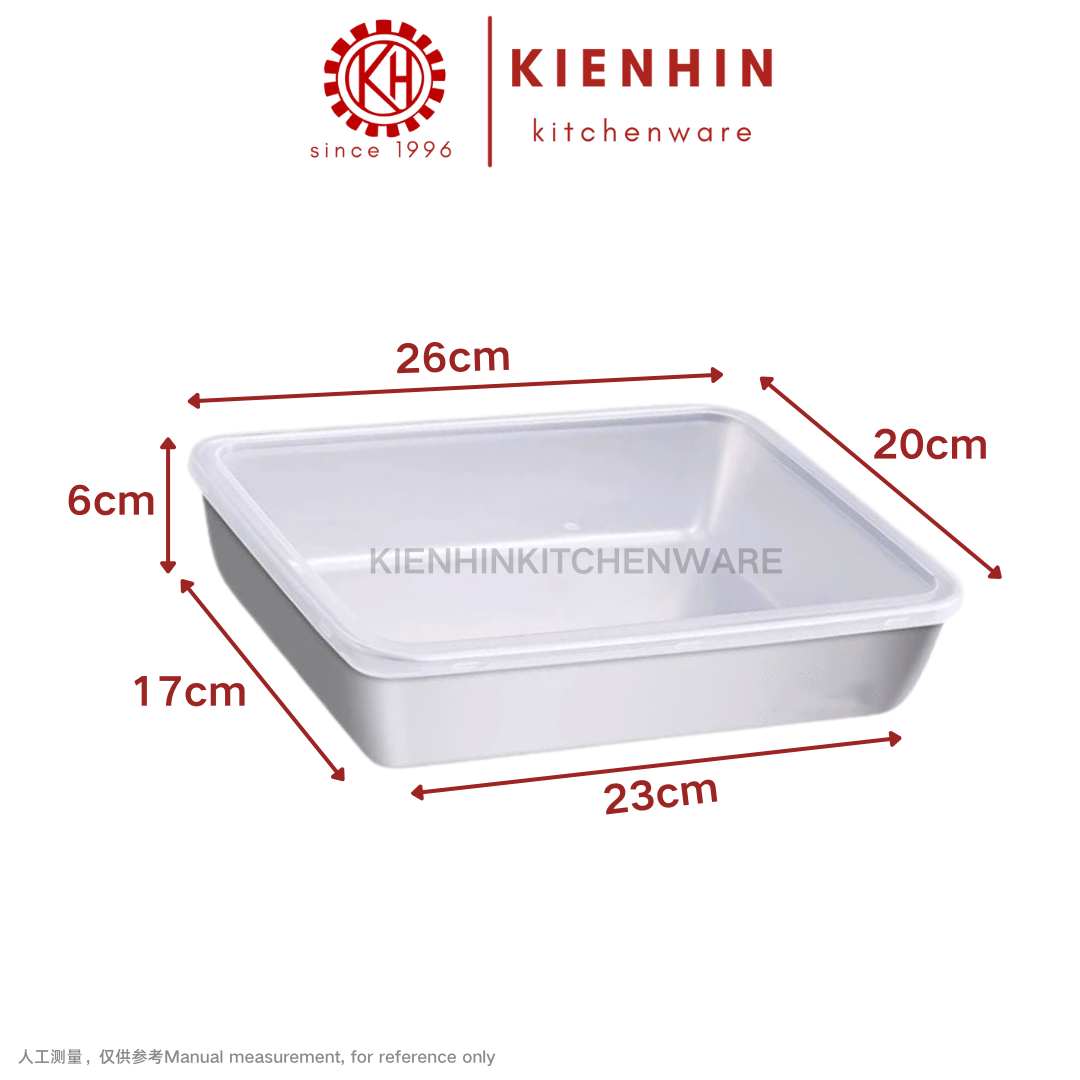 S/S CONTAINER BOX WITH PP COVER | 聚丙烯(PP)透视盖不锈钢保鲜盒