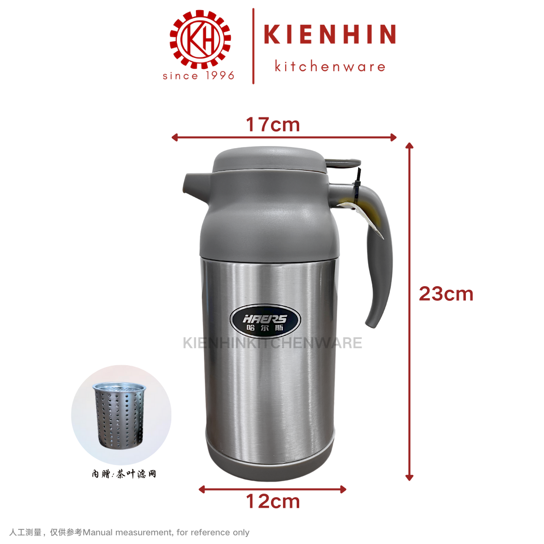 LARGE CAPACITY THERMOS HOT & COLD WATER BOTTLE TEA POT | JUG AIR PANAS & SEJUK | 真空多用冷热水壶 < 1600ML >