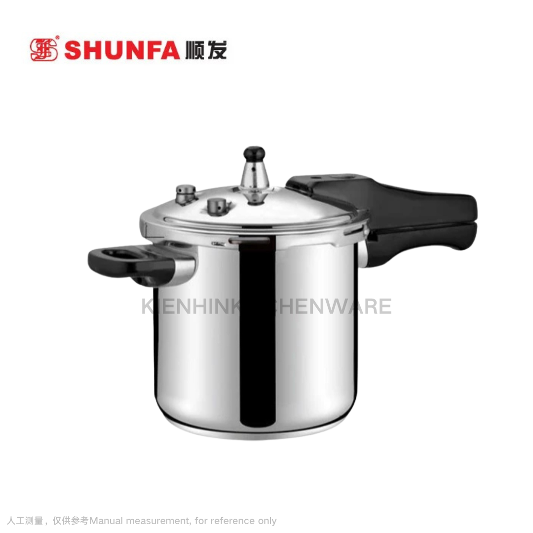 #304钢 顺发G型高压锅 GRADE#304 SHUNFA G-SHAPED HIGH PRESSURE COOKER