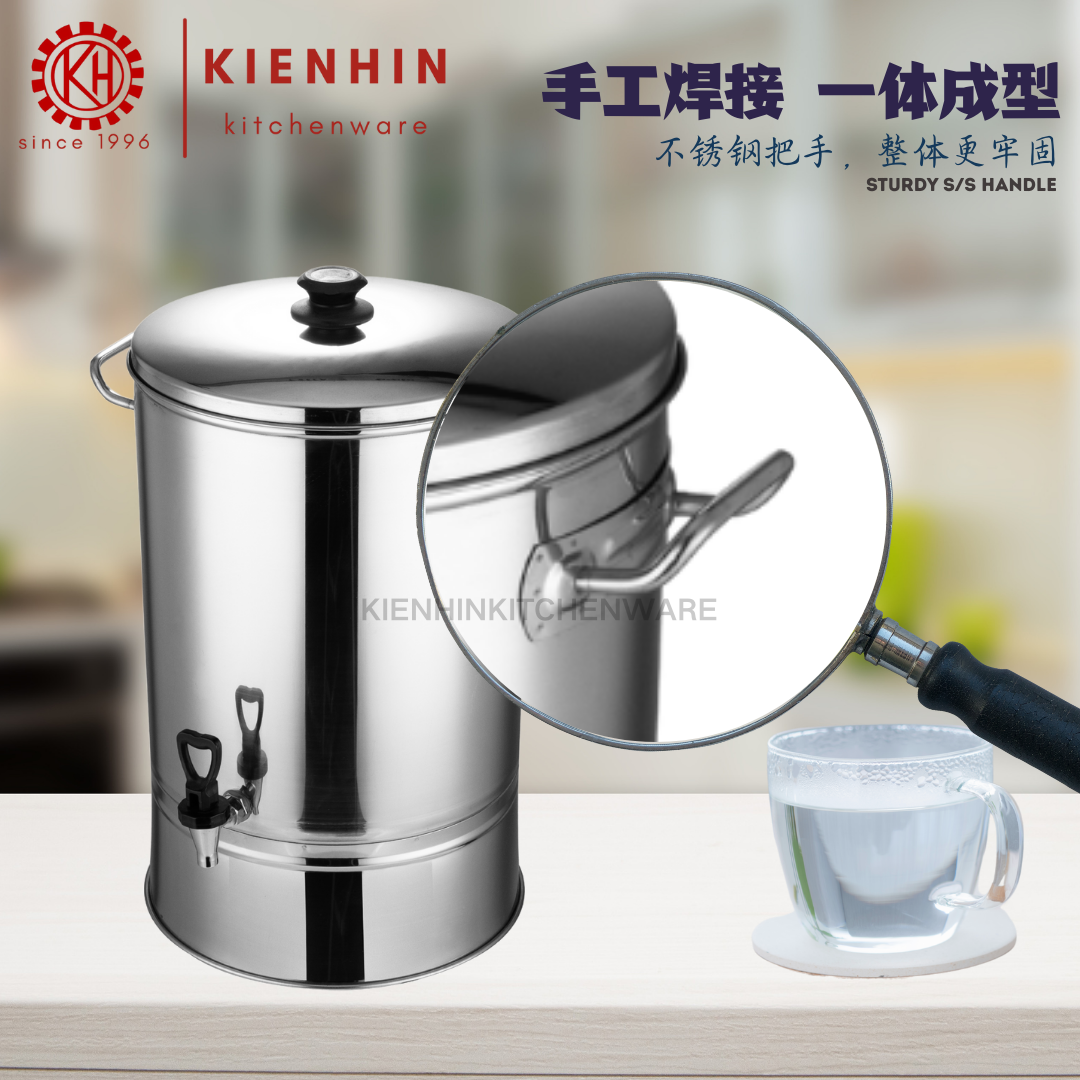 S/S SINGLE FAUCET WATER DISPENSER / WATER STORAGE | 不锈钢带龙头冷水桶 < 38L / 58L >