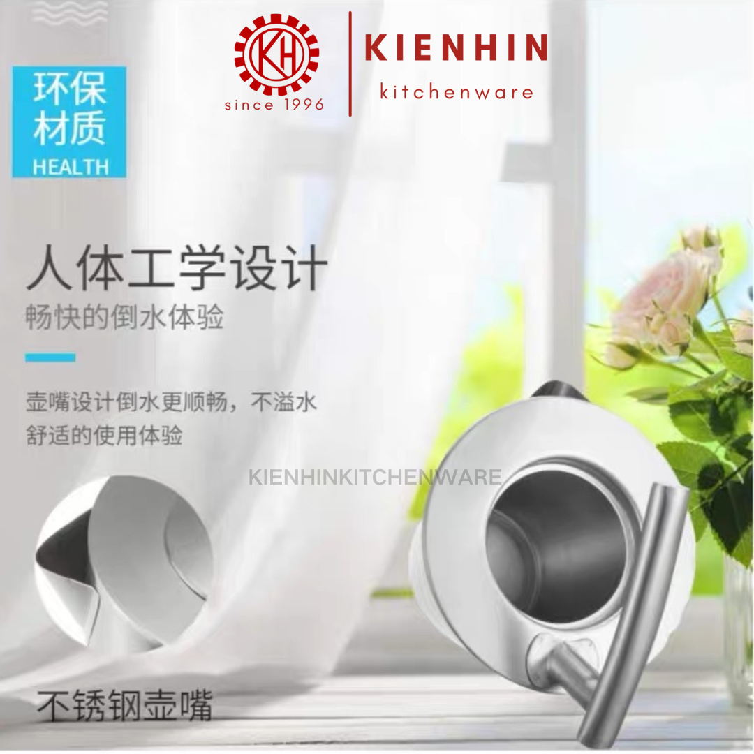 THICKENED S/S HIGH CLASS TEA POT \ UNIQUE DESIDN TEA POT | 特厚不锈钢高雅茶壶