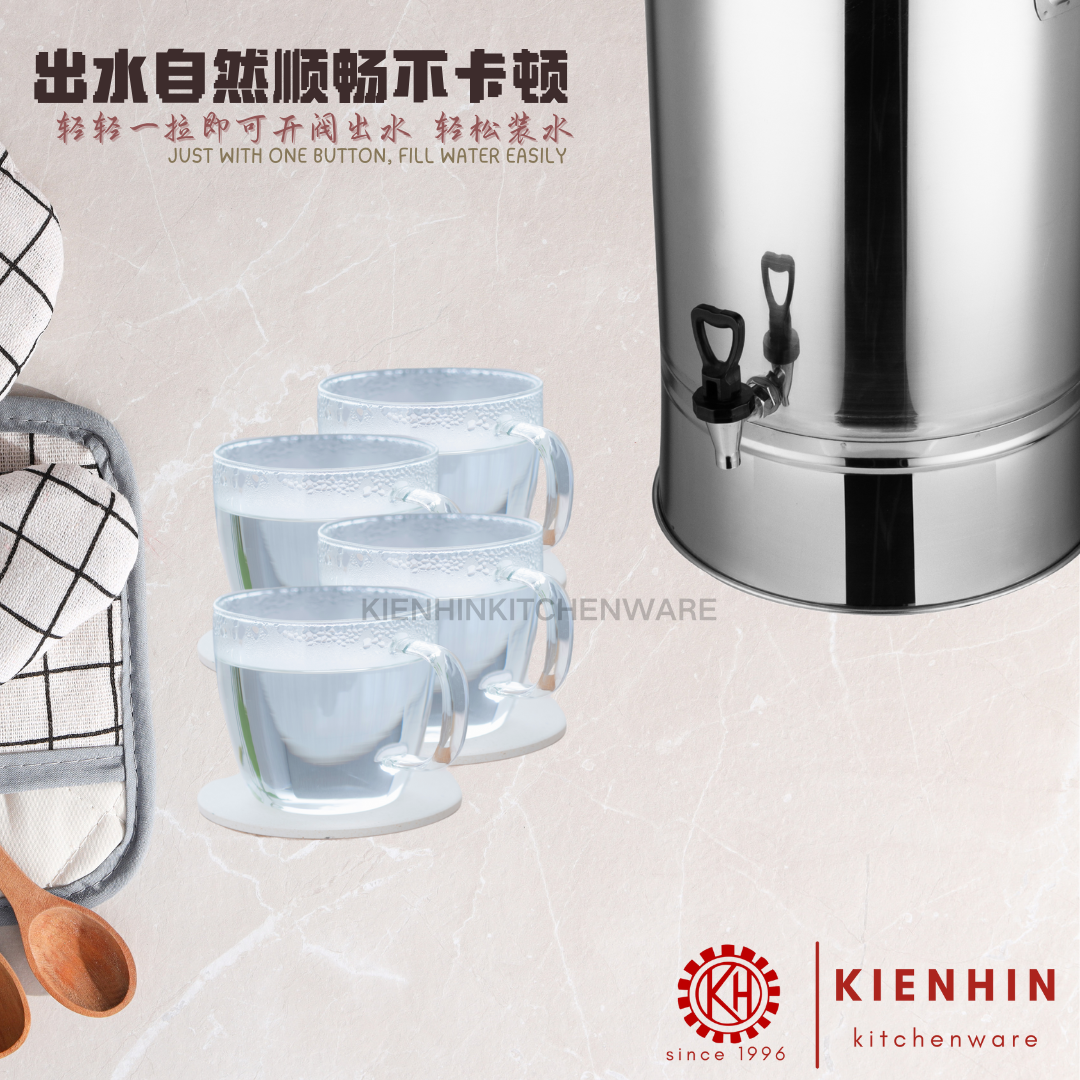 S/S SINGLE FAUCET WATER DISPENSER / WATER STORAGE | 不锈钢带龙头冷水桶 < 38L / 58L >
