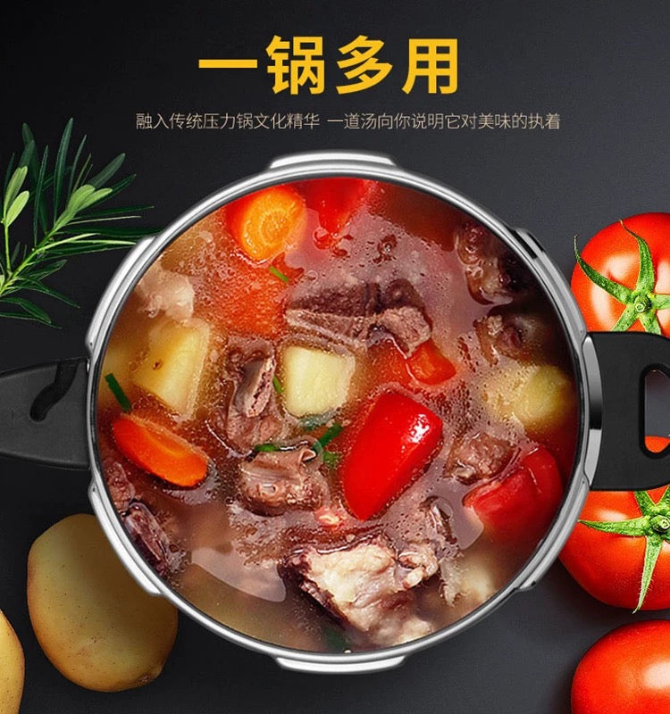 #304钢 顺发G型高压锅 GRADE#304 SHUNFA G-SHAPED HIGH PRESSURE COOKER